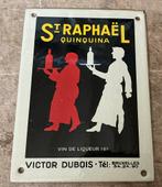 Emaille deurpostje St RAPHAEL quinquina, Verzamelen, Ophalen of Verzenden, Gebruikt, Reclamebord