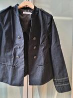 Officiersjas zwart Naf Naf maat 44, Zwart, Maat 42/44 (L), Nieuw, Ophalen of Verzenden