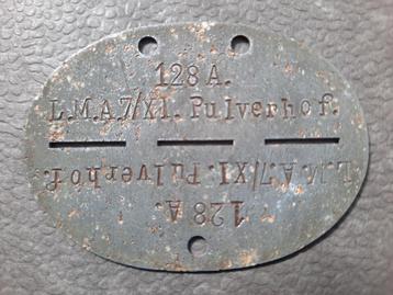 Erkennungsmarke Luft Munitions Anstalt Pulverhof Luftwaffe beschikbaar voor biedingen