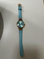 Blauw dames horloge, Ophalen of Verzenden, Zo goed als nieuw