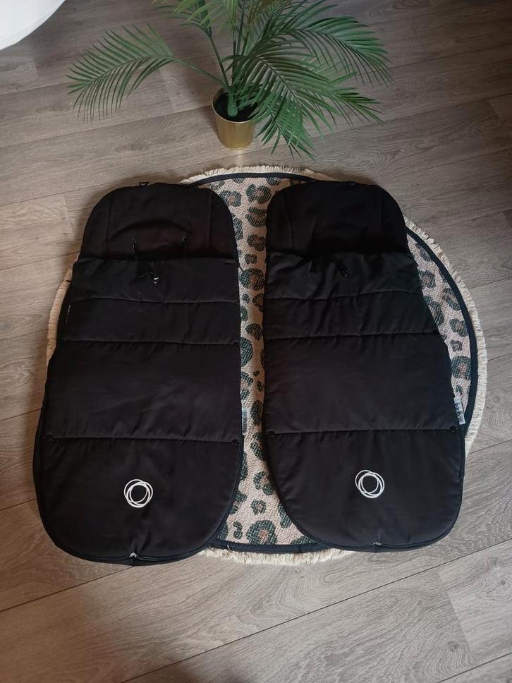Bugaboo voetenzakken zwart 2 stuks! Bugaboo Donkey! Tweeling, Kinderen en Baby's, Kinderwagens en Combinaties, Bugaboo, Ophalen of Verzenden