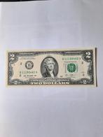 2 dollar 2013 usa ongebruikt kk  d.13.4, Postzegels en Munten, Bankbiljetten | Amerika, Ophalen of Verzenden, Noord-Amerika