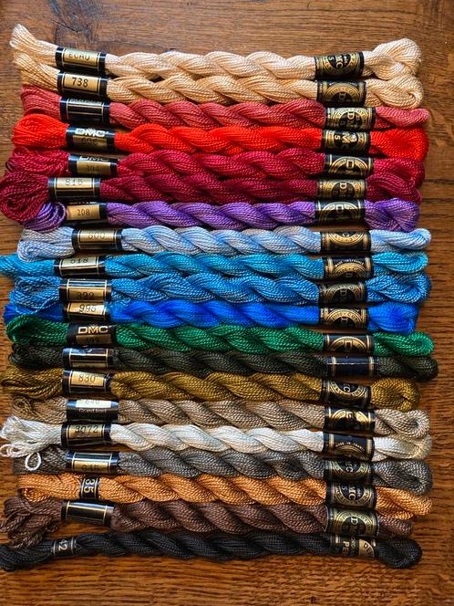 DMC perle 5 Borduurgaren modern borduren Quilten Sue Spargo, Hobby en Vrije tijd, Borduren en Borduurmachines, Borduurgaren of Zijde