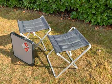 2x Crespo AL-302 Deluxe Viskruk/Voetenbank + 1x oplegblad beschikbaar voor biedingen