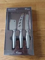 Set van 3 kaasmesjes Fontignac, Huis en Inrichting, Keuken | Bestek, Ophalen of Verzenden, Zo goed als nieuw, Rvs of Chroom, Vaatwasserbestendig