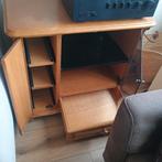 eiken audio tv meubel, Gebruikt, Eikenhout, Minder dan 100 cm, 25 tot 50 cm