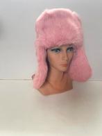 Roze  Russische Bontmus van echt Bont, Ophalen of Verzenden, Zo goed als nieuw, One size fits all
