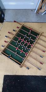 Antieke voetbaltafel van hout, Kinderen en Baby's, Speelgoed | Voetbaltafels, Ophalen, Gebruikt