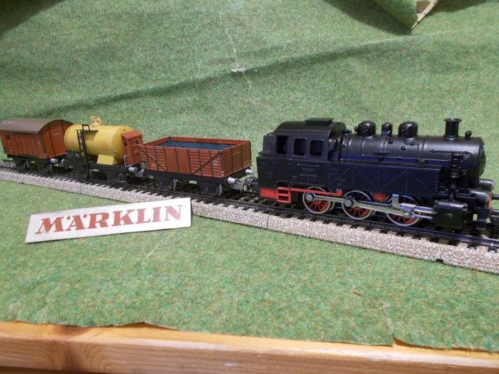 Marklin vintage TM800 / 3004 Metaal 3 wagens Verzenden kan, Hobby en Vrije tijd, Modeltreinen | H0, Zo goed als nieuw, Locomotief