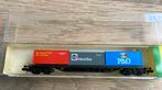 Minitrix N containerwagen 13635, Hobby en Vrije tijd, Ophalen of Verzenden, Gebruikt, Gelijkstroom, Trix
