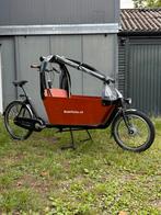 Mooie bakfiets nl cargo long nieuwstaat, Fietsen en Brommers, Fietsen | Bakfietsen, 4 kinderen of meer, Huif, Zo goed als nieuw