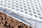 Grindplaten met worteldoek 120x80x2cm, Tuin en Terras, Grind, Keien en Split, Ophalen, Overige materialen, Wit, Overige typen