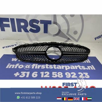 W205 C205 C43 AMG DIAMOND GRIL ZWART Mercedes C Klasse 2014- beschikbaar voor biedingen