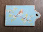 PIP Kaasplankje/Snijplankje met vogel en bloesem 18x29 cm, Ophalen of Verzenden, Zo goed als nieuw