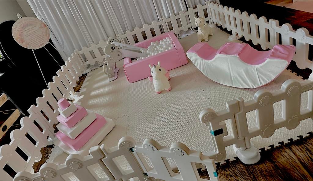 Roze softplay ground, Ophalen, Gebruikt, Glijbaan
