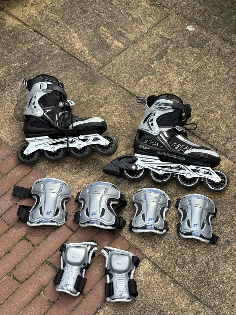 Rollerblade damesskeelers maat 40 met bescherming, Sport en Fitness, Skeelers, Overige merken, Ophalen of Verzenden, Zo goed als nieuw