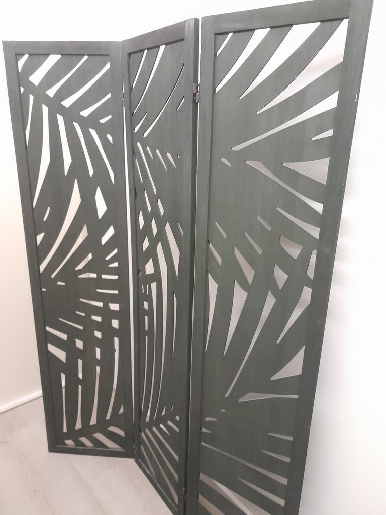 Groen kamerscherm, Huis en Inrichting, Woonaccessoires | Kamerschermen, Ophalen