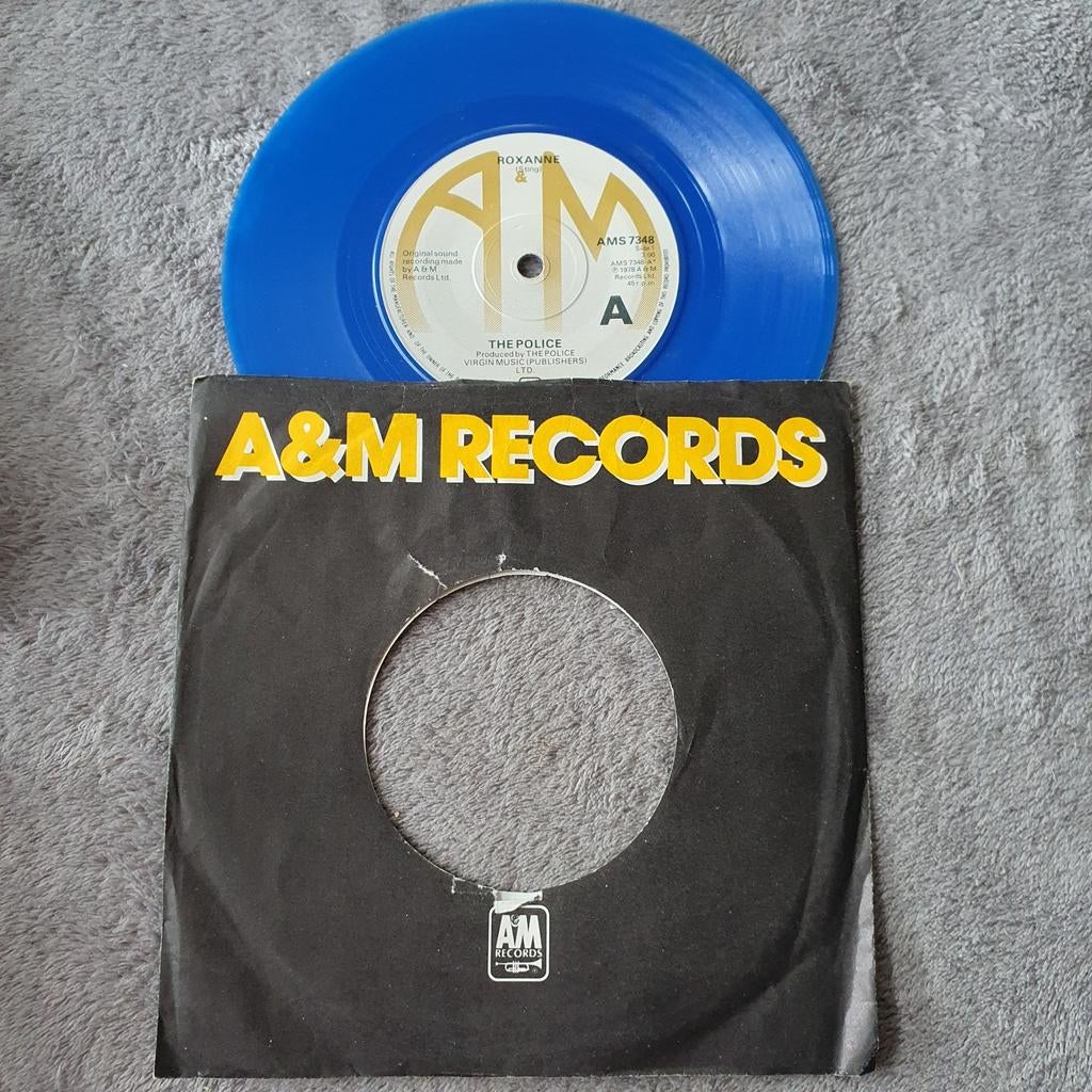 The Police  - Roxanne (blauw vinyl), Cd's en Dvd's, Vinyl Singles, Ophalen of Verzenden, Gebruikt, Pop