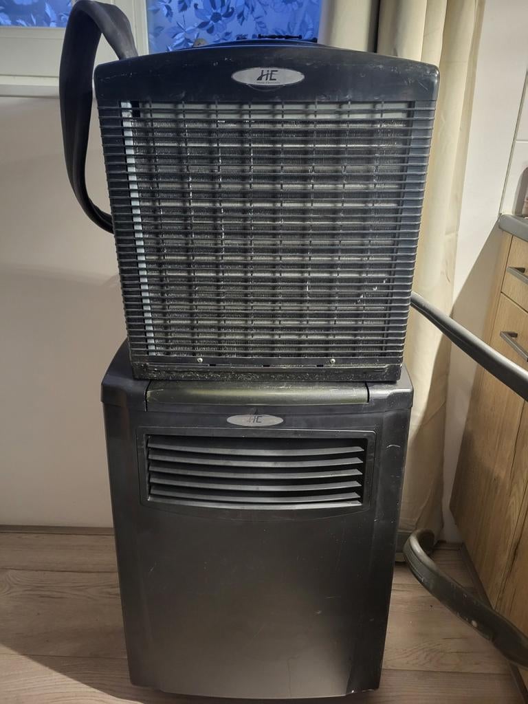 Mobiele split airco merk home electronics, Witgoed en Apparatuur, Minder dan 60 m³, Timer, 3 snelheden of meer, Ophalen of Verzenden