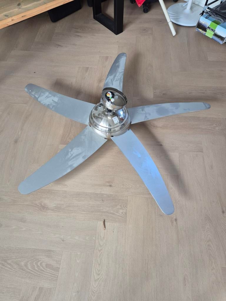 Plafondlamp met waaier, Ophalen of Verzenden