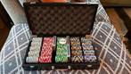 Pokerset in koffer, Drie of vier spelers, Ophalen, Zo goed als nieuw, Reisspel