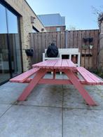 Picknicktafel, Ophalen, Gebruikt, Inklapbaar, Rechthoekig