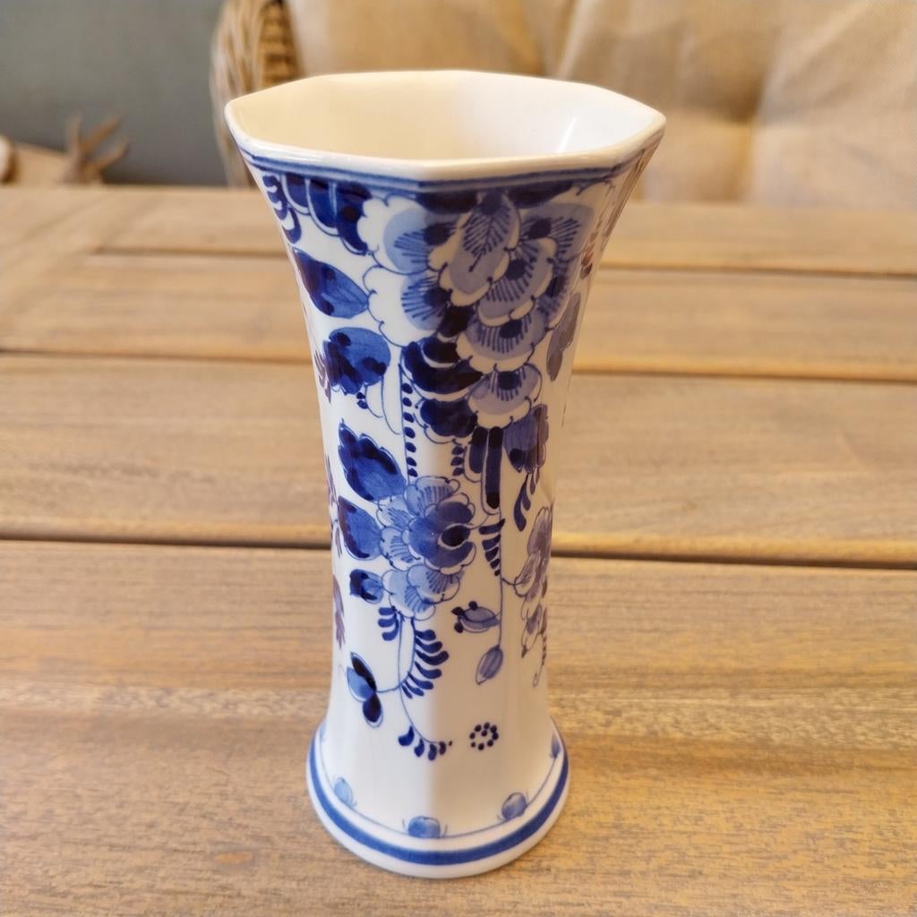 Porceleyne fles vaasje cs 1973 delftsblauw delft, Ophalen of Verzenden