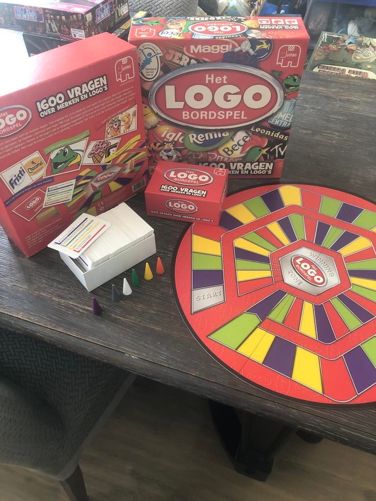 Het LOGO Bordspel, Hobby en Vrije tijd, Gezelschapsspellen | Bordspellen, Drie of vier spelers, Ophalen of Verzenden, Gebruikt
