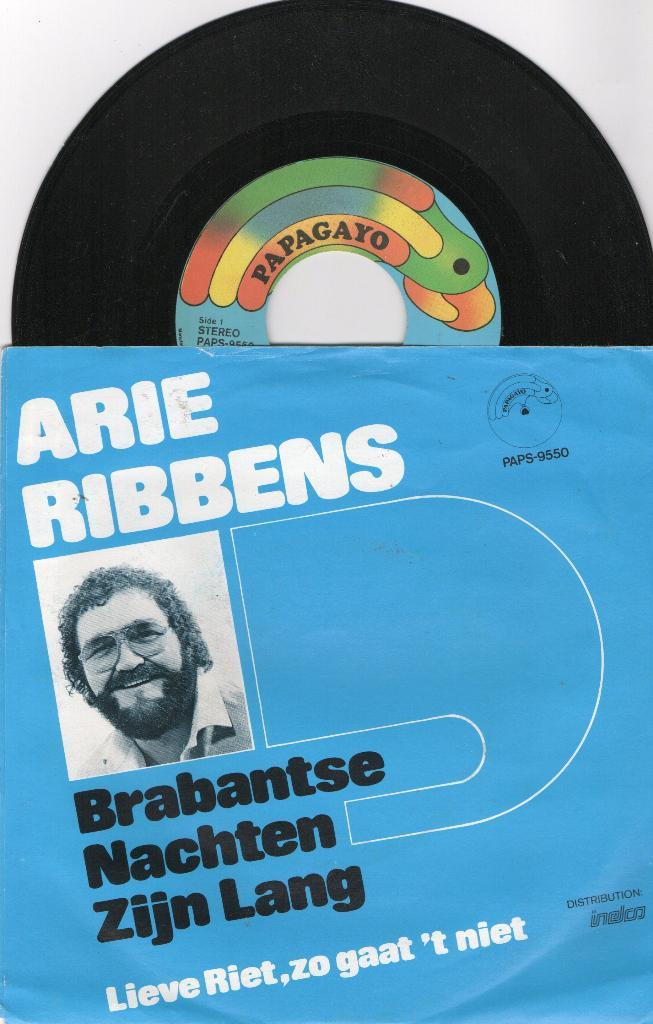 Arie Ribbens – Brabantse Nachten Zijn Lang, Cd's en Dvd's, Vinyl | Nederlandstalig, Gebruikt, Overige genres, Overige formaten