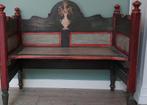 Landelijk en decoratief houten bankje, Ophalen