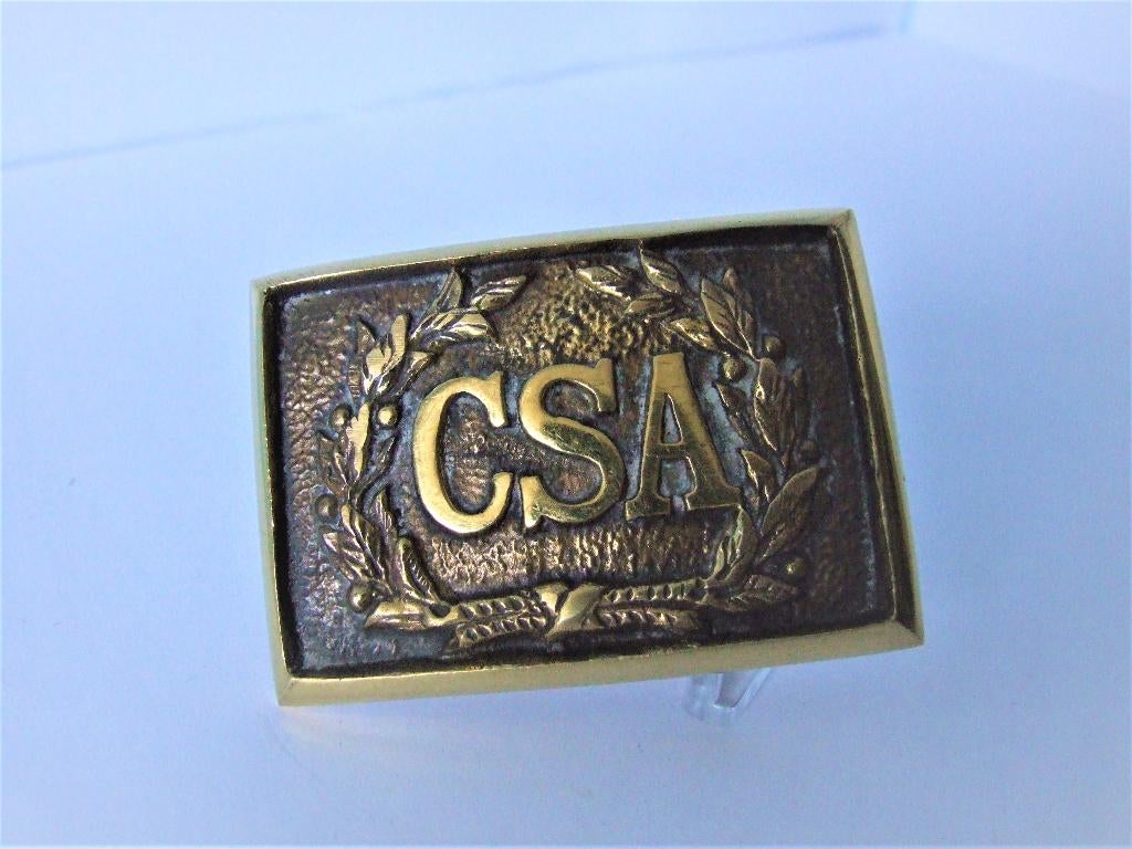 Gesp,CSA,Confederate,States,Army,Officier,Civil,War, Verzamelen, Militaria | Algemeen, Verzenden, Landmacht, Amerika, Kleding of Schoenen