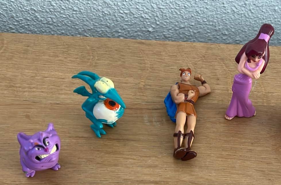 4 figuurtjes Hercules (hercules, meg, panic, pain), Ophalen of Verzenden, Zo goed als nieuw