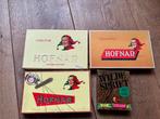 4 Vintage Hofnar Sigaren Dozen - Carlton, Rigoletto, Bouquet, Ophalen of Verzenden, Gebruikt, Verpakking