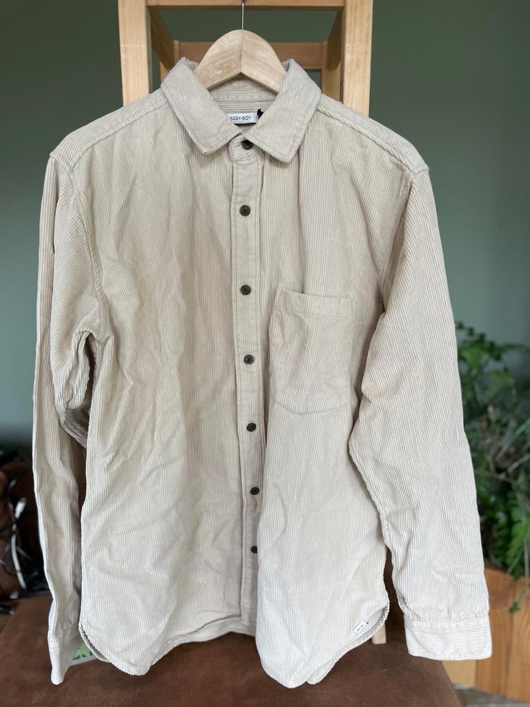 Beige corduroy overhemd van Sissy boy, Kleding | Heren, Ophalen of Verzenden, Zo goed als nieuw, Beige