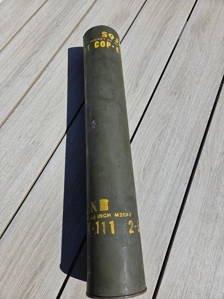 Munitie koker rocket 3.5 inch M 28A2, Ophalen of Verzenden