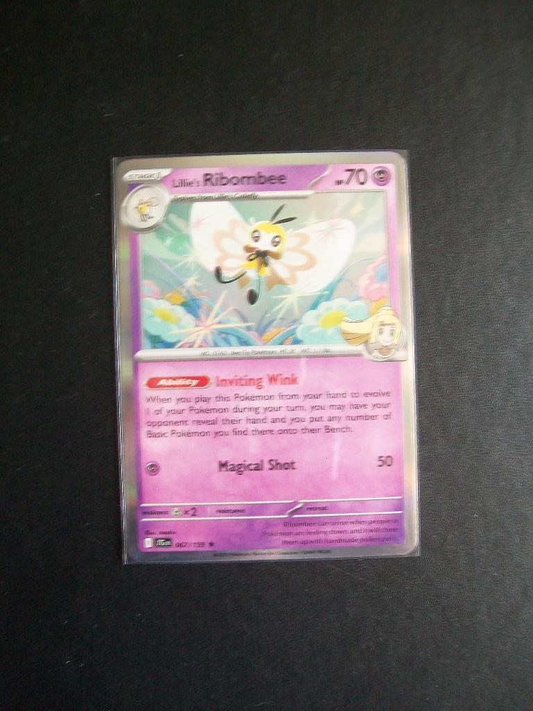 8811 Nieuwe Pokemon Kaart Holo rare Lillie's RIBOMBEE 67/159, Verzenden, Nieuw, Losse kaart, Foil