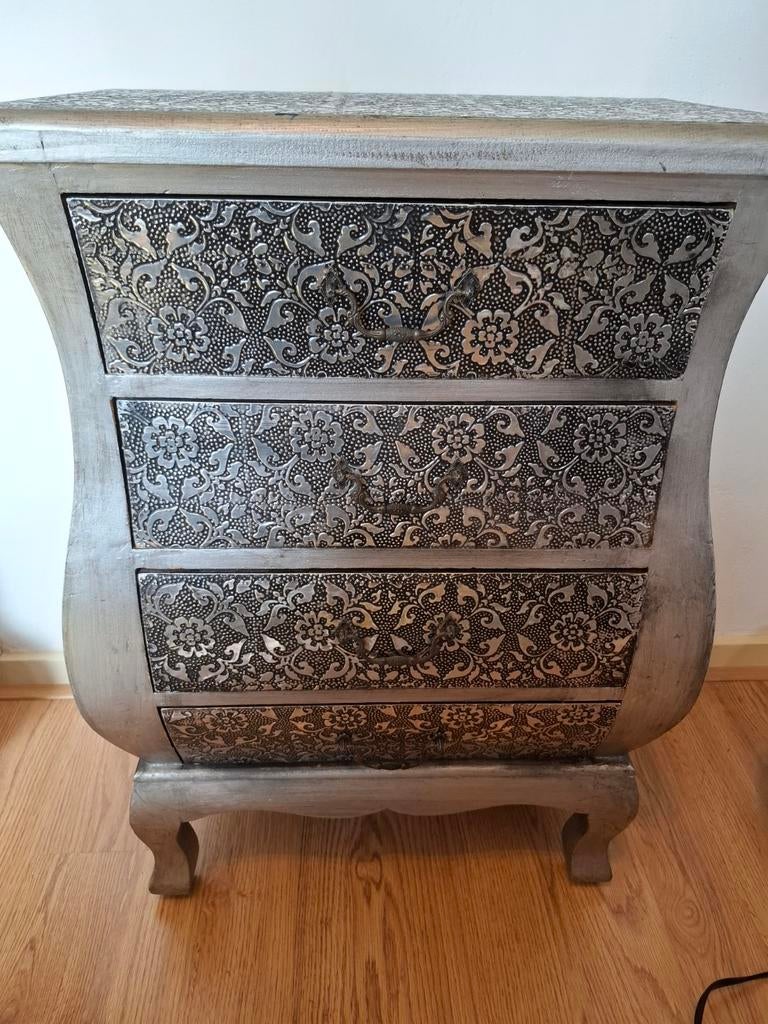 Marokkaanse stijl laden kastjes. Voorzien van 4 lades., Huis en Inrichting, Kasten | Ladekasten, 3 of 4 laden, Minder dan 100 cm