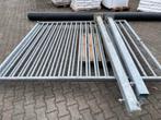 draaipoort zware uitvoering  500*230 cm hoog  h poort, Ophalen, Met poort, Gebruikt, Spijlenhekwerk