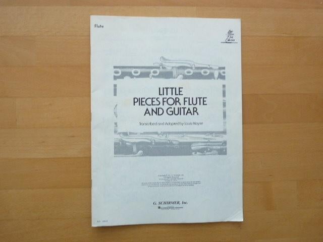 Little pieces for flute and guitar, Moyse, transcribed and, Muziek en Instrumenten, Gebruikt, Dwarsfluit of Piccolo, Klassiek