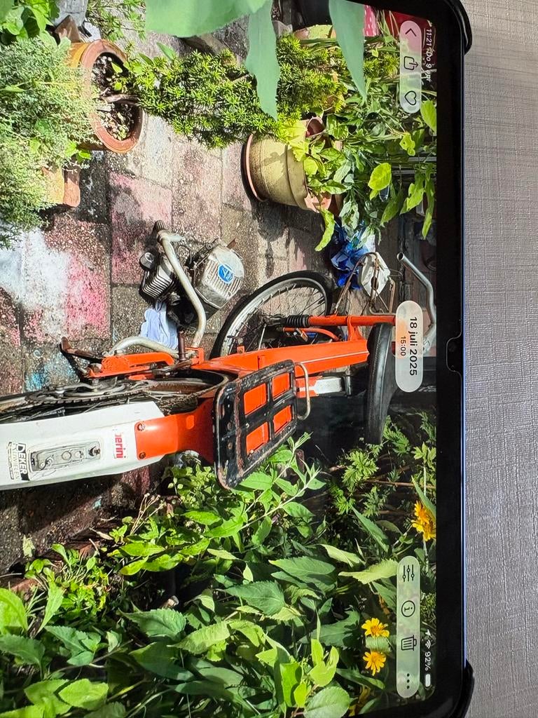 Oranje brommer frame berini, Fietsen en Brommers, Brommers | Overige merken, Ophalen of Verzenden, Gebruikt