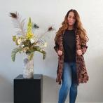 Bruin Pantervest met Ceintuur, Verzenden, Nieuw, Maat 38/40 (M), Bruin