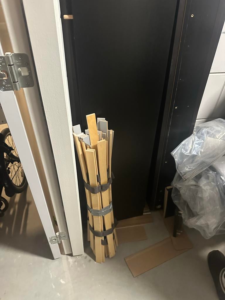 IKEA Bedframe 160x200 met lattenbodem (gedemonteerd), Ophalen, Gebruikt, 100 cm of meer, Lattenbodem