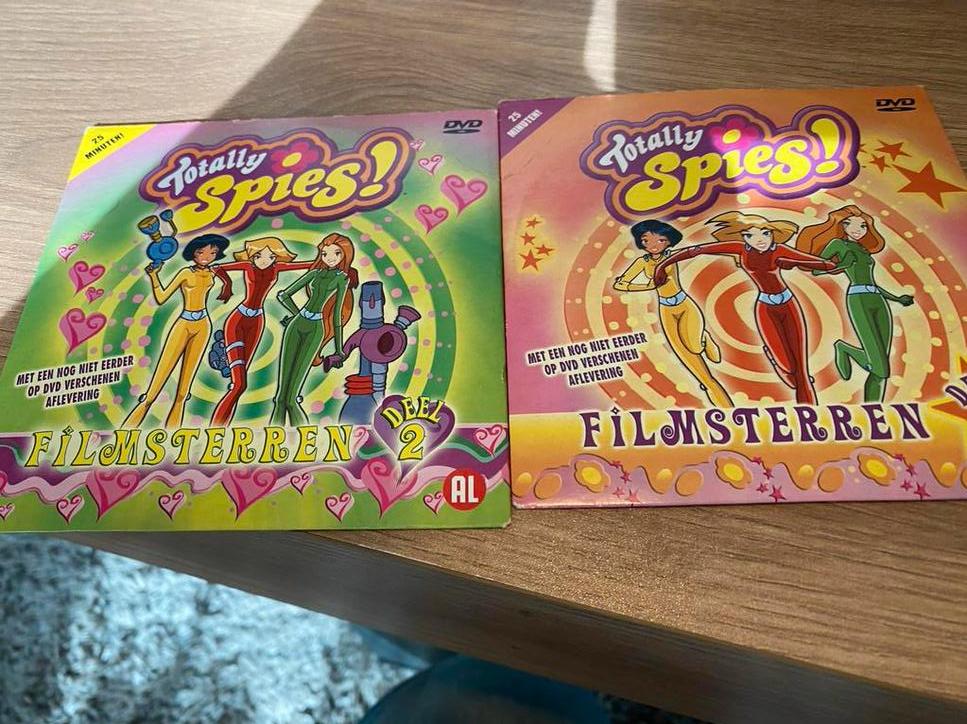 Totally Spies! DVD Filmsterren - 2 DVD's, Cd's en Dvd's, Avontuur, Gebruikt, Alle leeftijden, Boxset