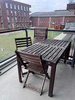 IKEA Applaro tuintafel met 2 stoelen, Ophalen, 4 zitplaatsen, Gebruikt, Eettafel