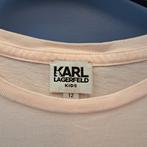 Karl Lagerfeld Kids shirt lichtroze + strepen 12jr 152 50960, Kinderen en Baby's, Karl Lagerfeld, Meisje, ., Ophalen of Verzenden