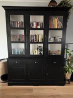 Buffetkast Ruemont FDO - Zwart/Wit - Zware kwaliteit hout, Gebruikt, 200 cm of meer, 150 tot 200 cm, Met lade(s)