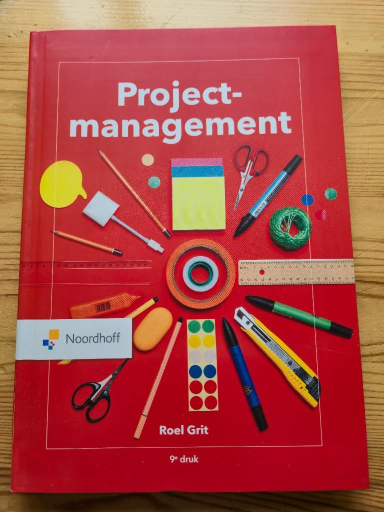 Projectmanagement (Roel Grit, 9e druk), Boeken, Studieboeken en Cursussen, Ophalen of Verzenden, Beta, Nieuw, HBO
