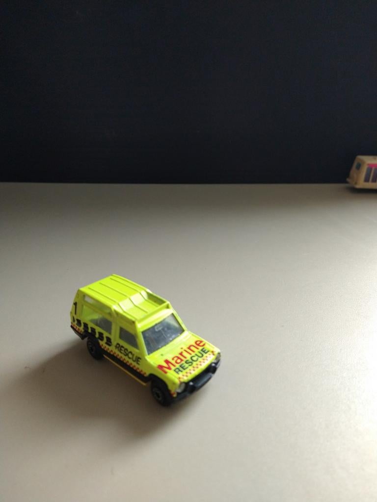 Zeldzame Neon Marine Rescue Matchbox Matra Rancho, Ophalen of Verzenden, Zo goed als nieuw, Auto