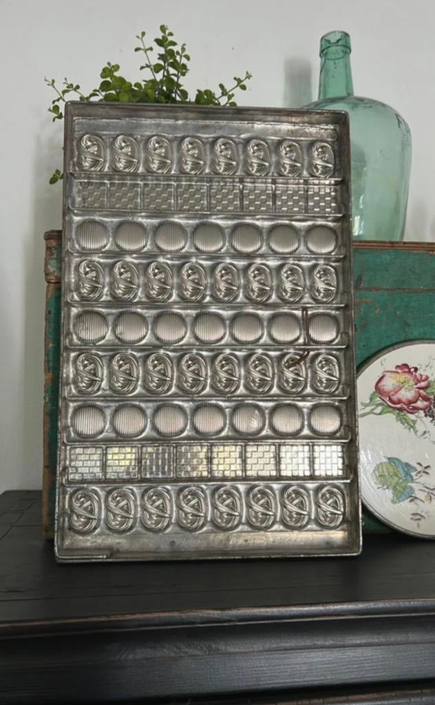 Zware grote metalen chocolade mal, Ophalen of Verzenden