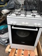 Bosch gasfornuis met oven - Wit, Vrijstaand, Ophalen, Gebruikt, 60 cm of meer, Grill